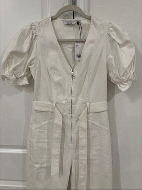 & Other Stories Puff-Sleeve Jumpsuit